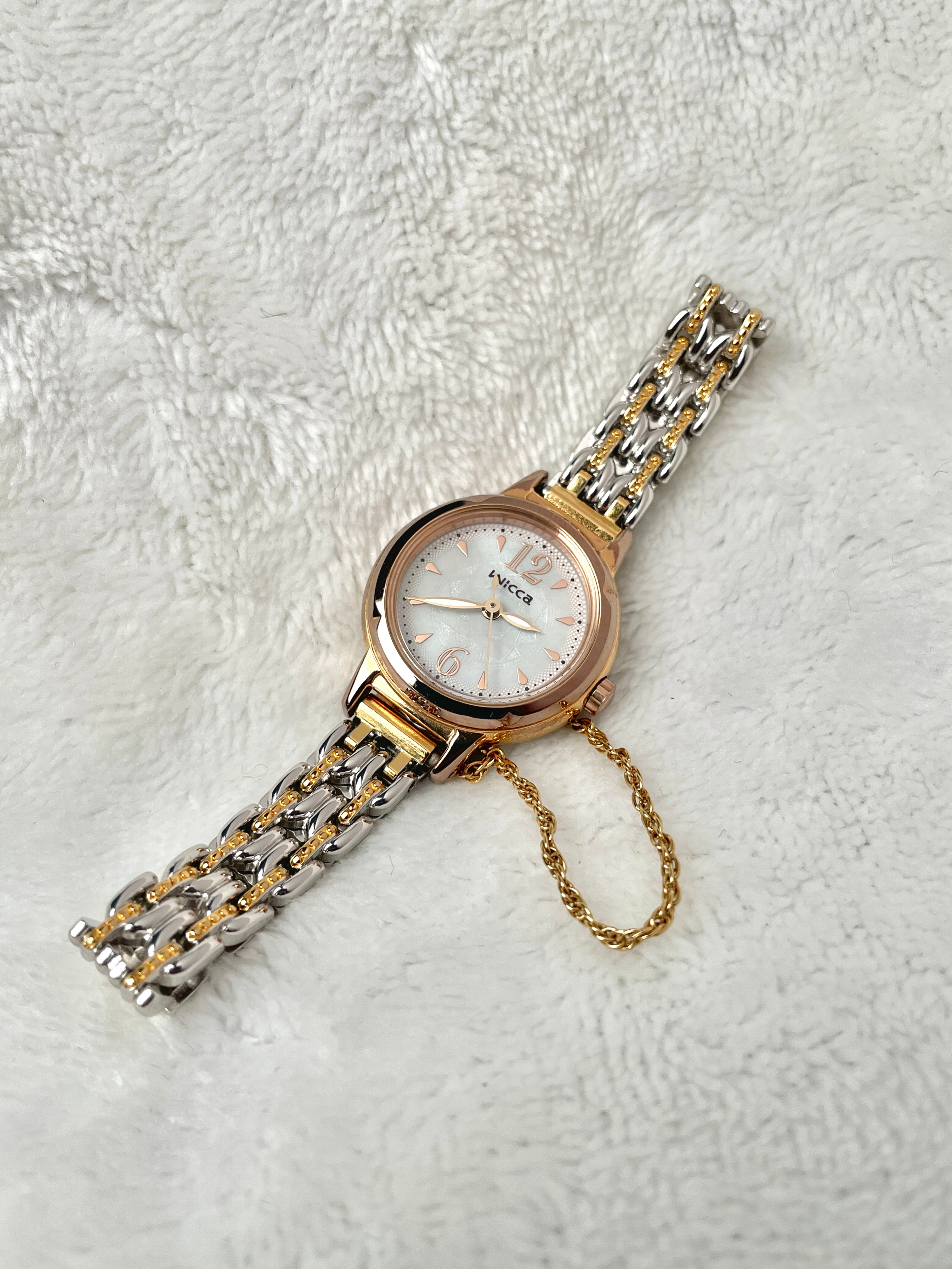 Citizen Wicca E031-R006118 Pink Dial Japan Solar Tech.