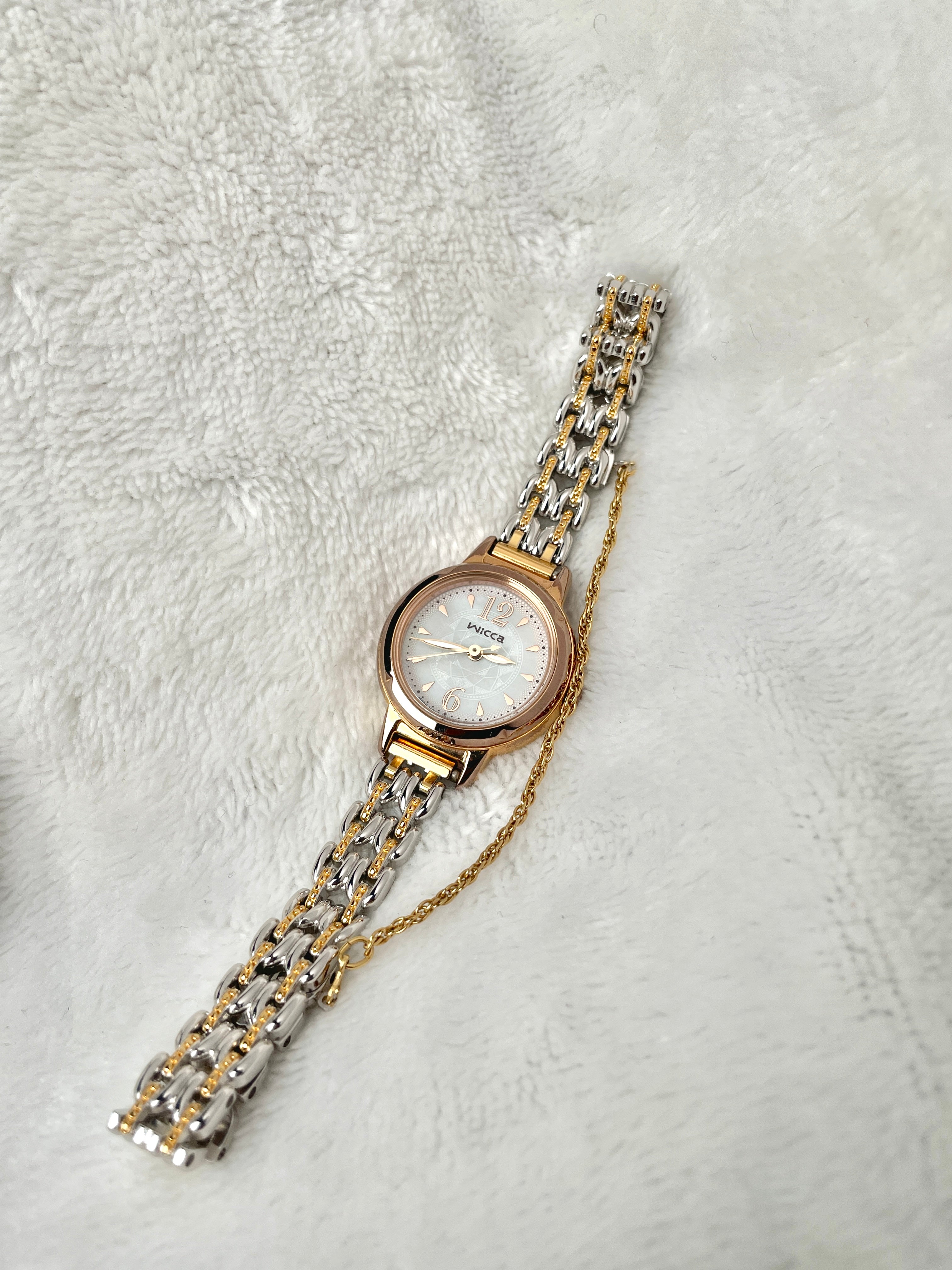 Citizen Wicca E031-R006118 Pink Dial Japan Solar Tech.