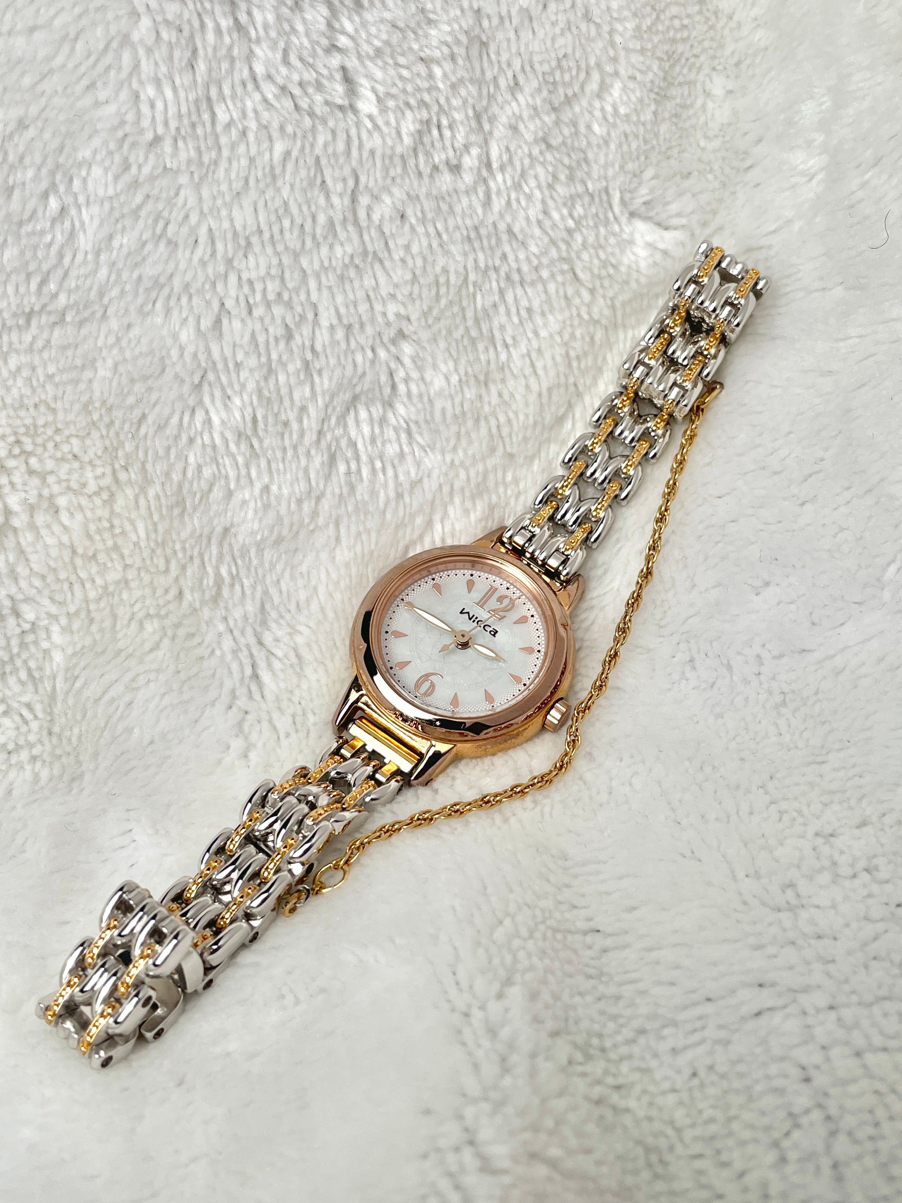 Citizen Wicca E031-R006118 Pink Dial Japan Solar Tech.