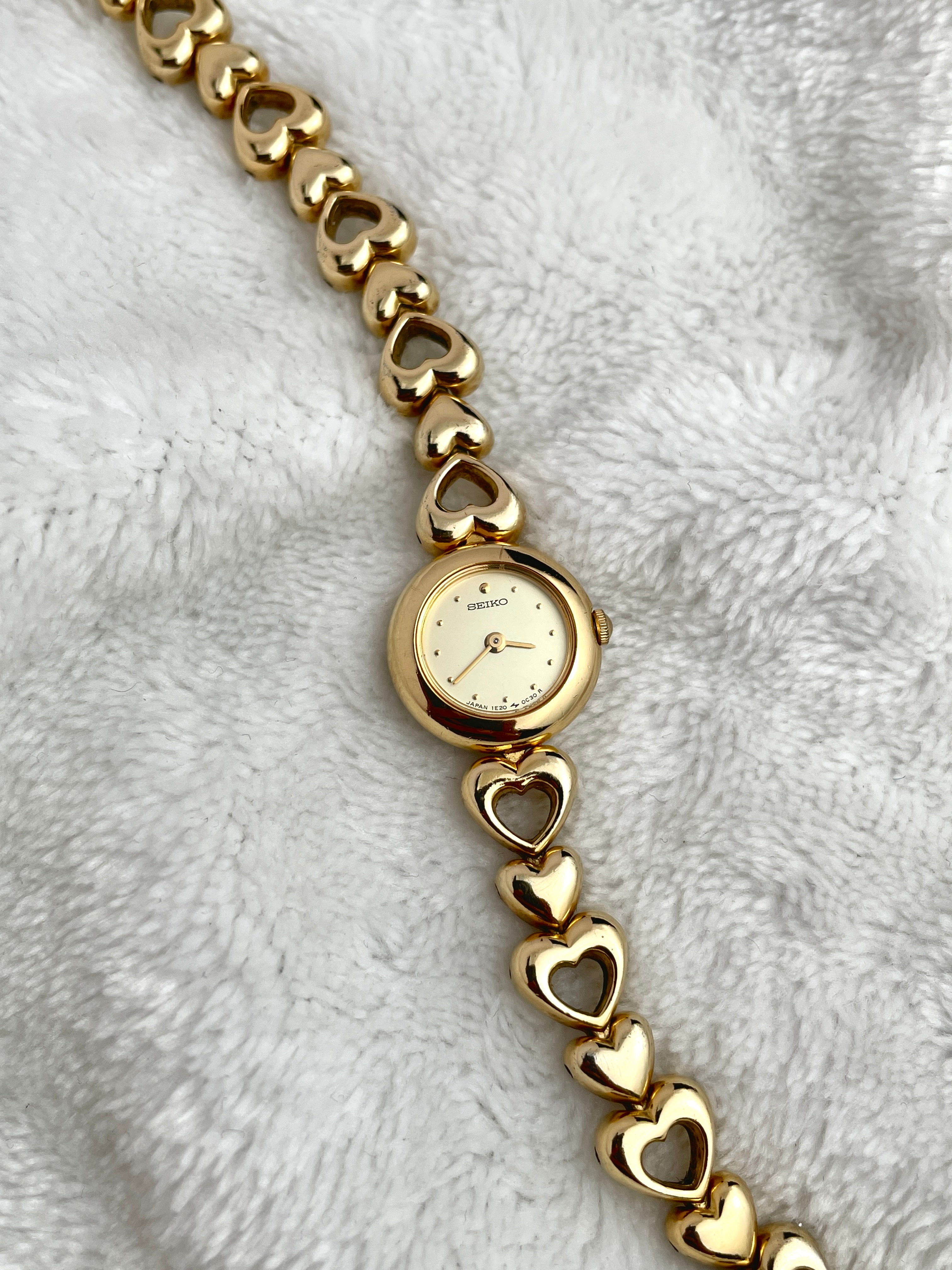 Seiko Heart Gold Bracelet