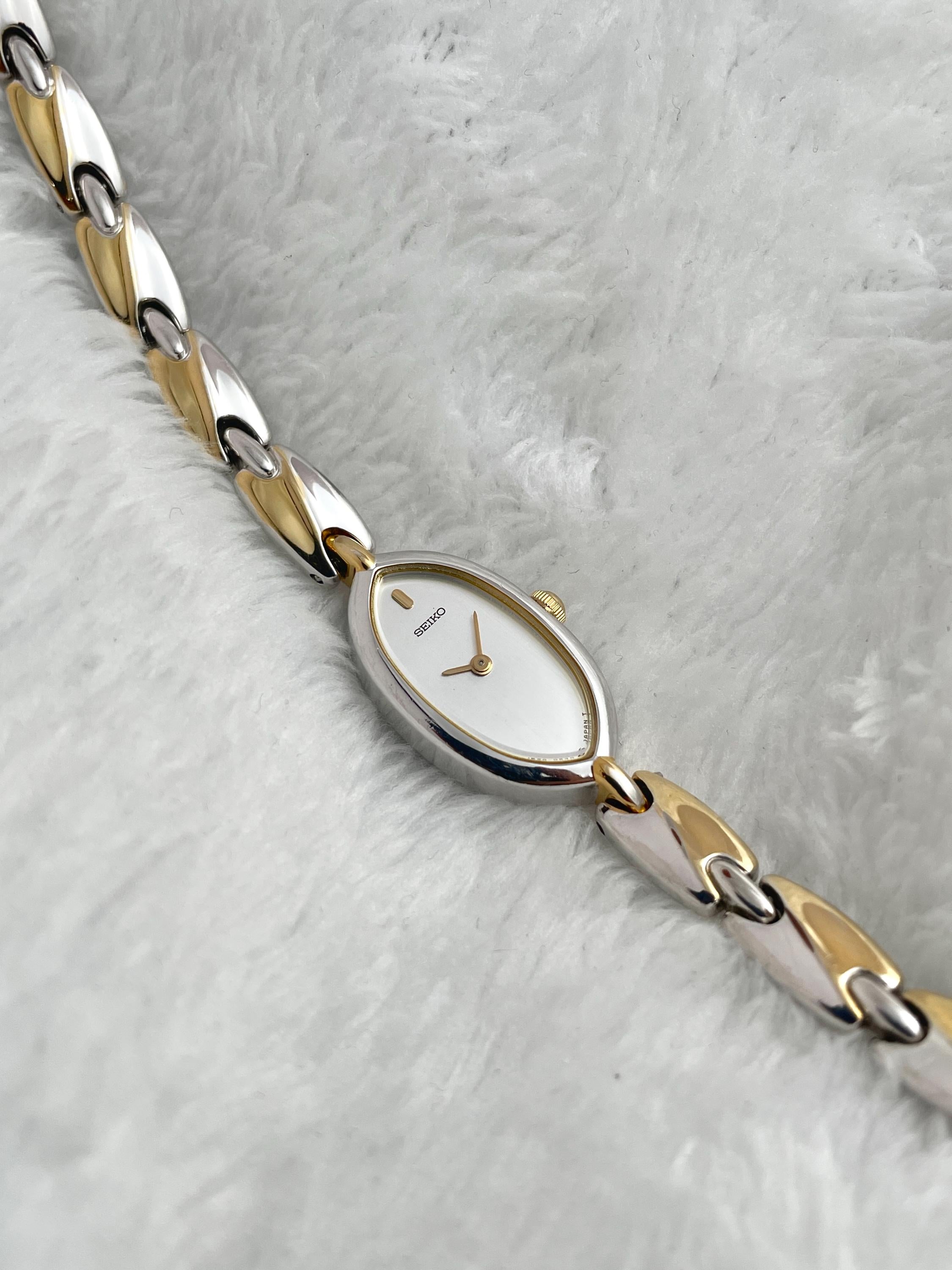 Seiko Oval Two-tone