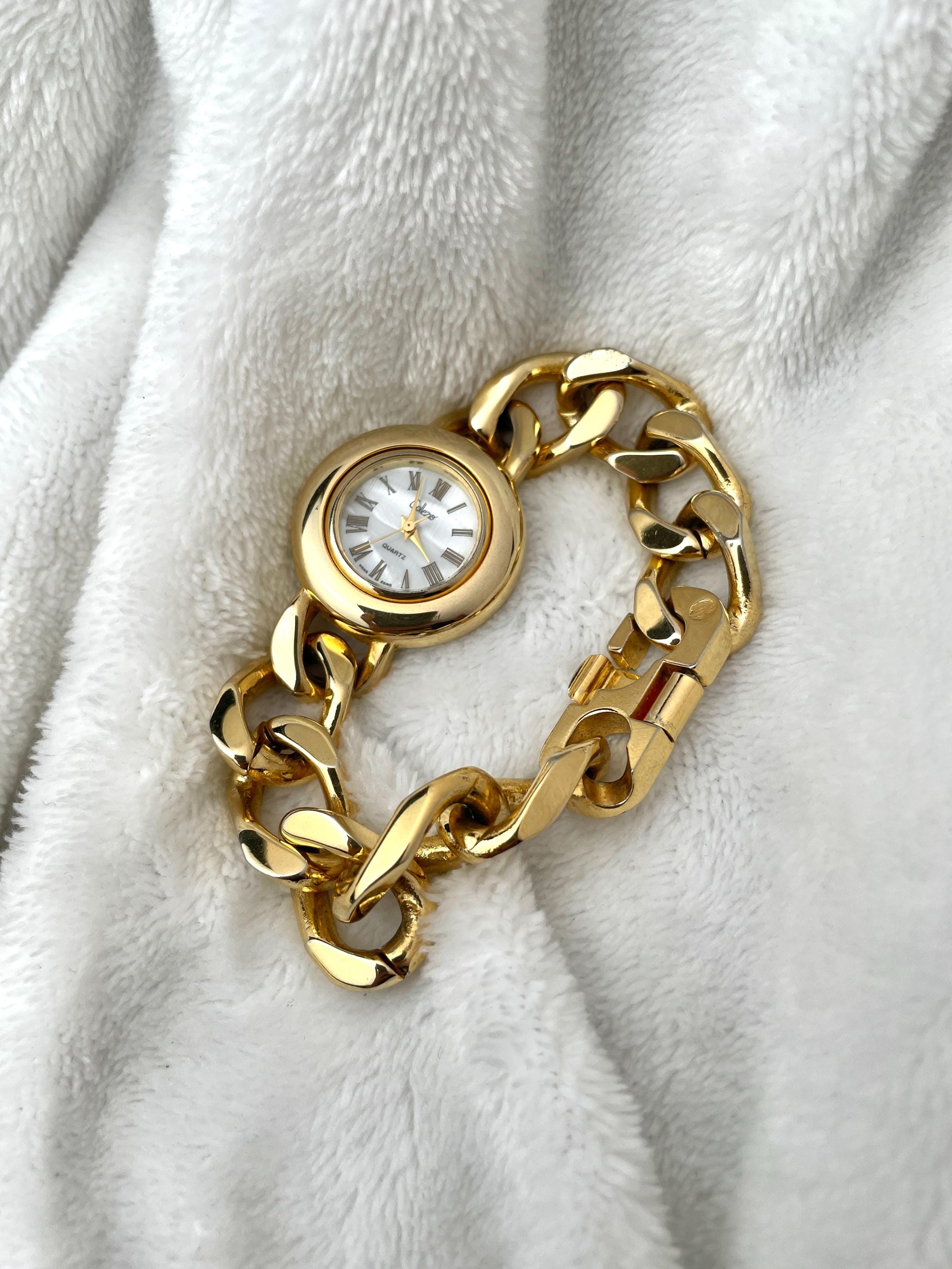 Collezio Gold Chain Mother of Pearl Dial