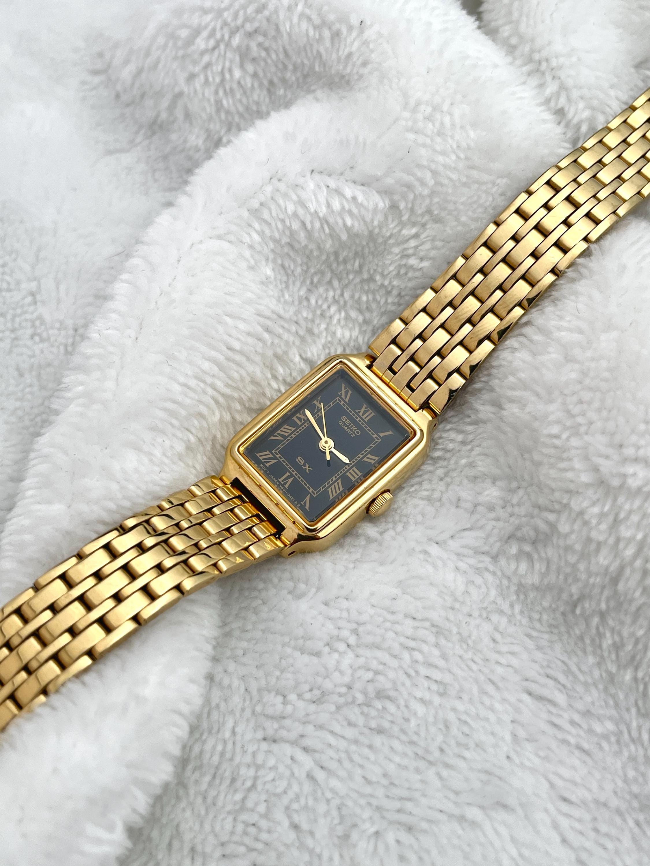 Seiko SX Tank Gold Tone
