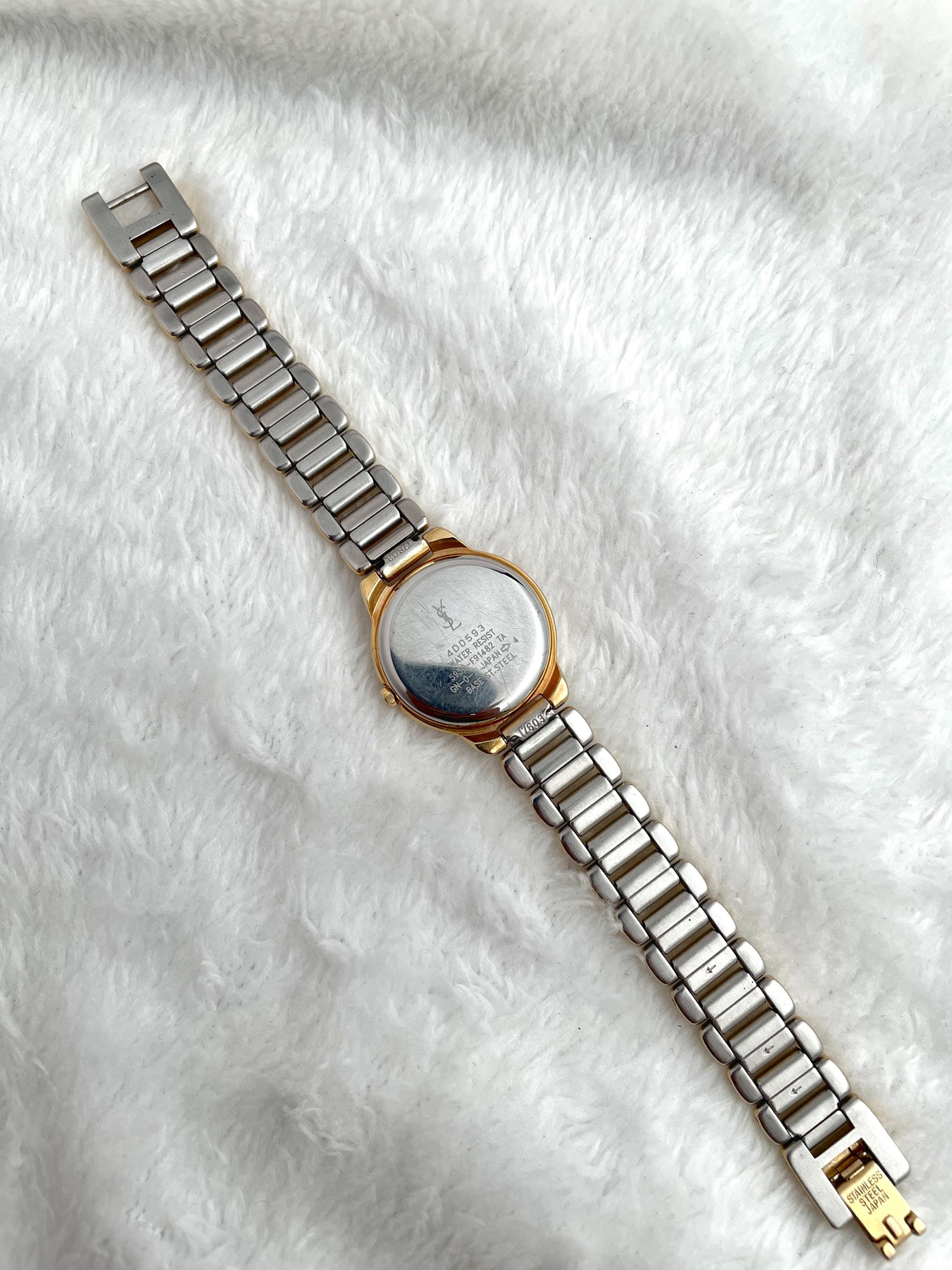 Saint Laurent Ysl Two-tone Watch