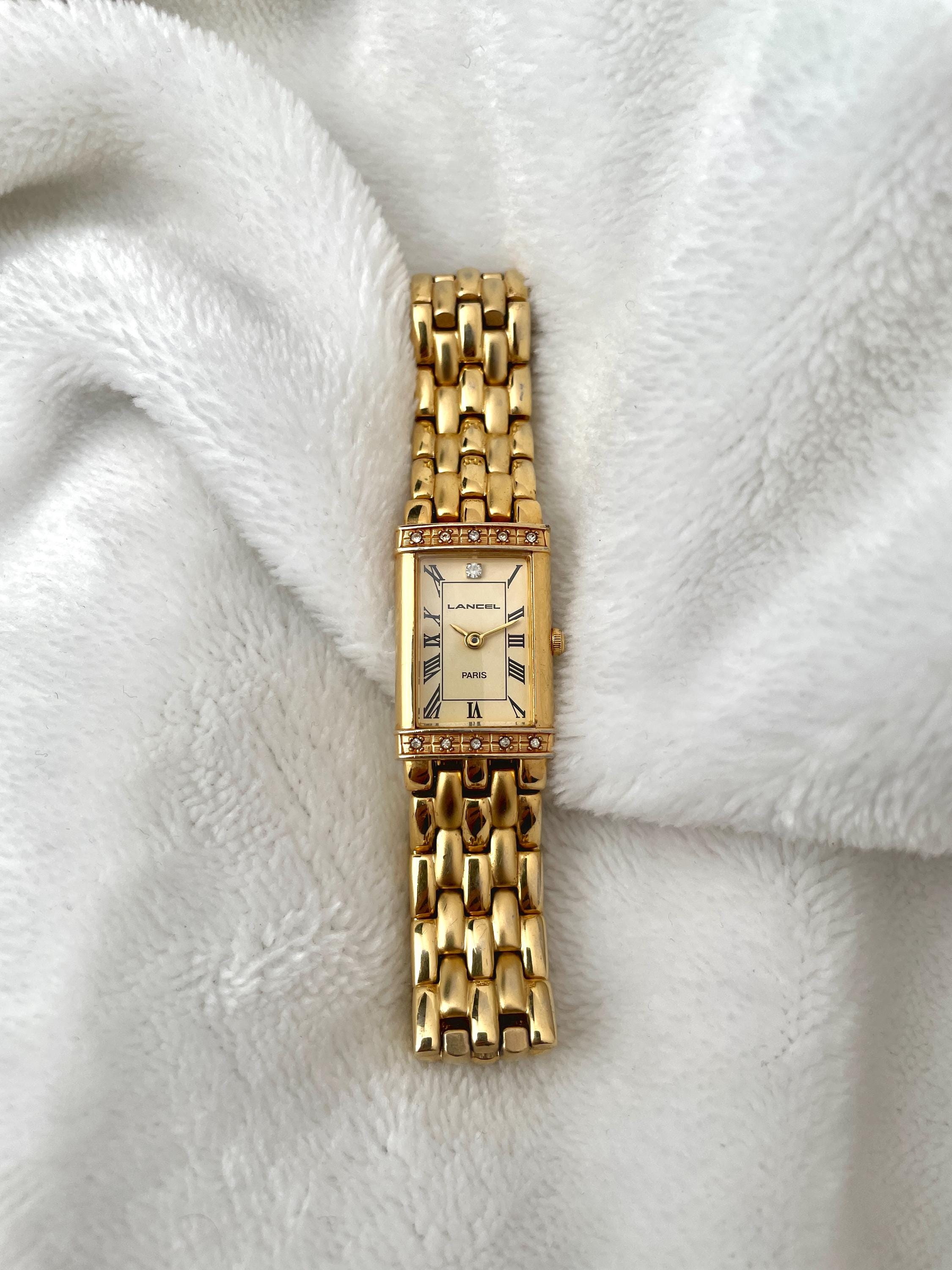 Lancel Tank Paris Gold with Diamond