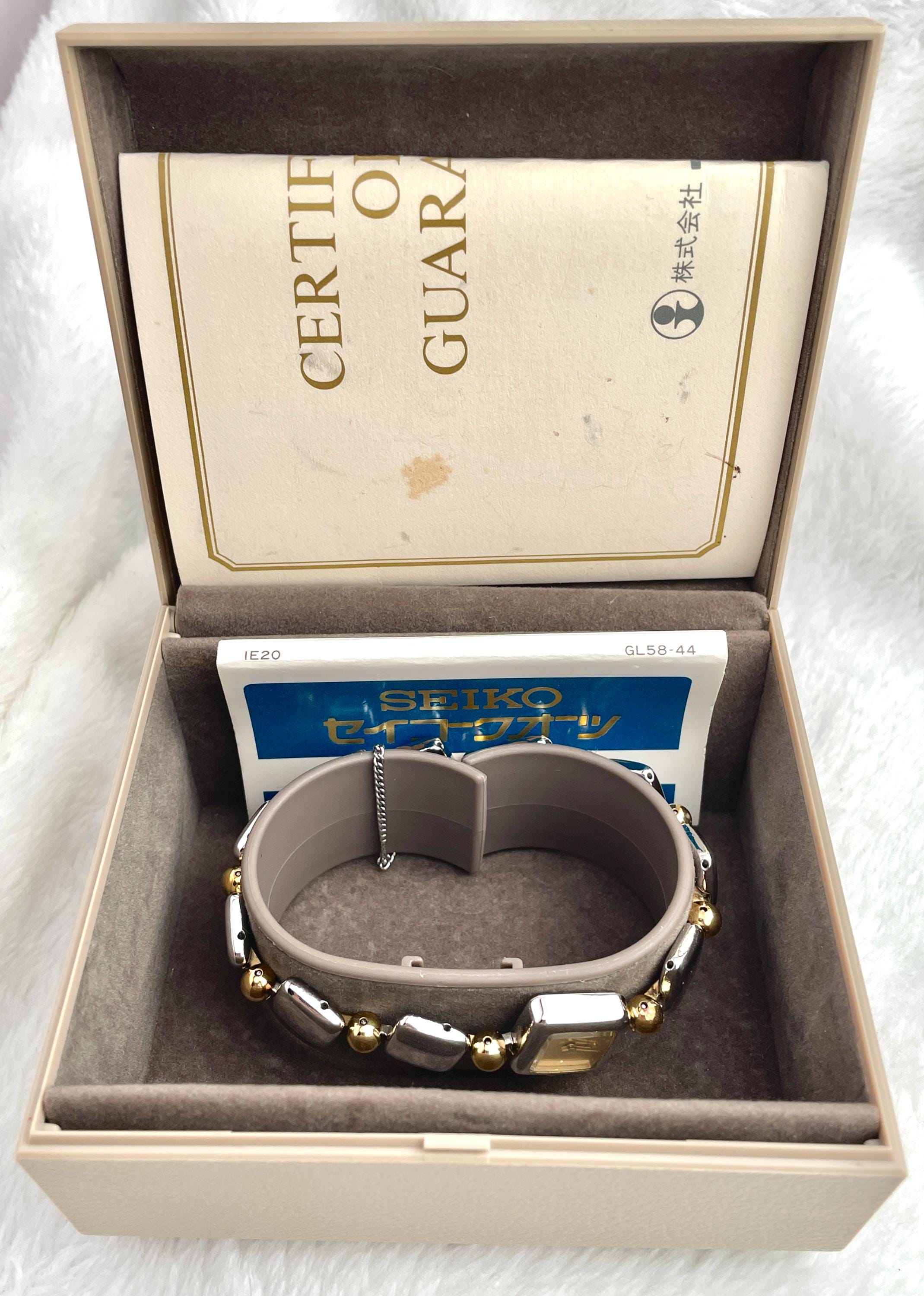 Seiko Two-tone Square Slantingly