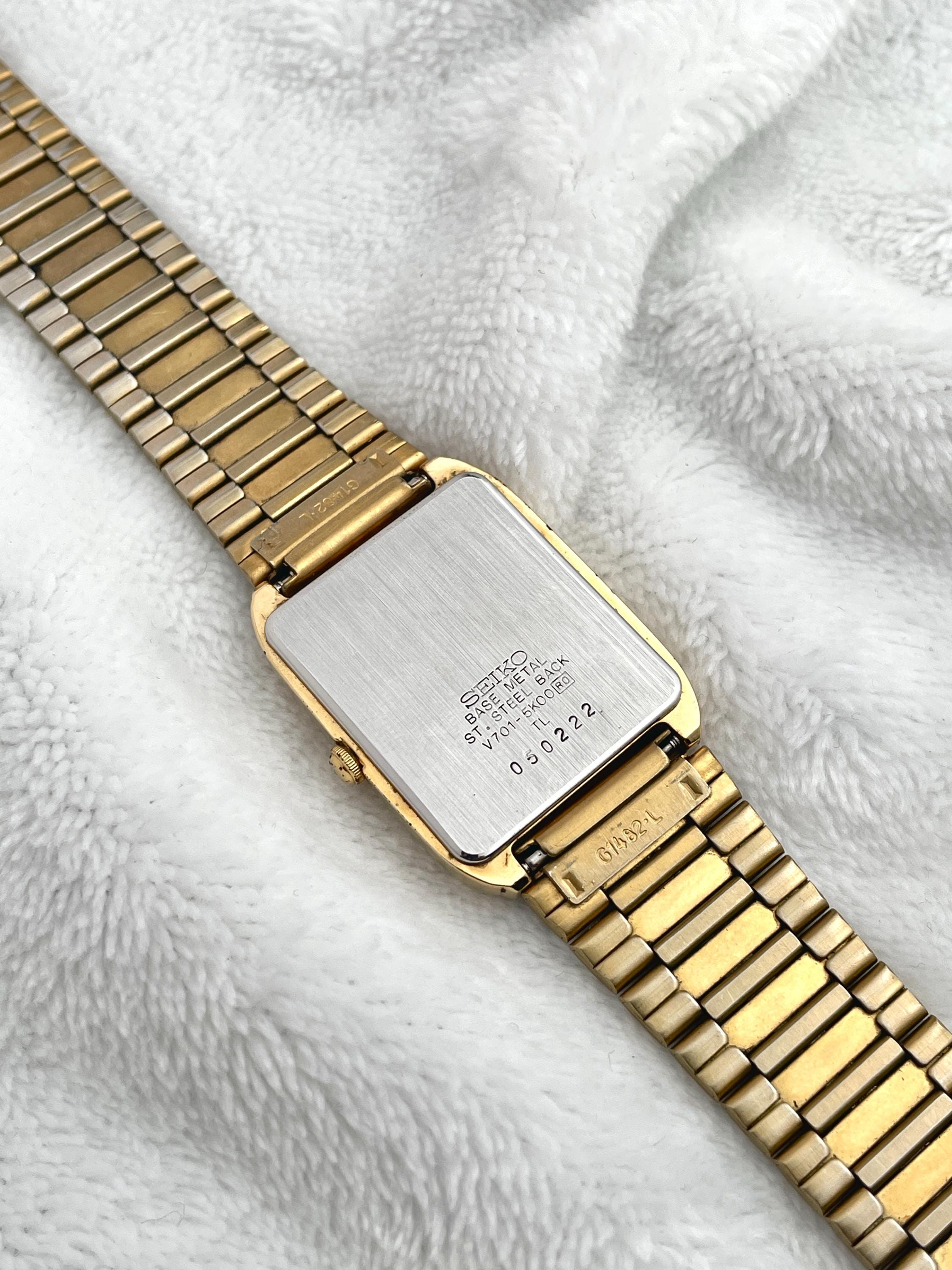 Seiko Tank Gold Tone
