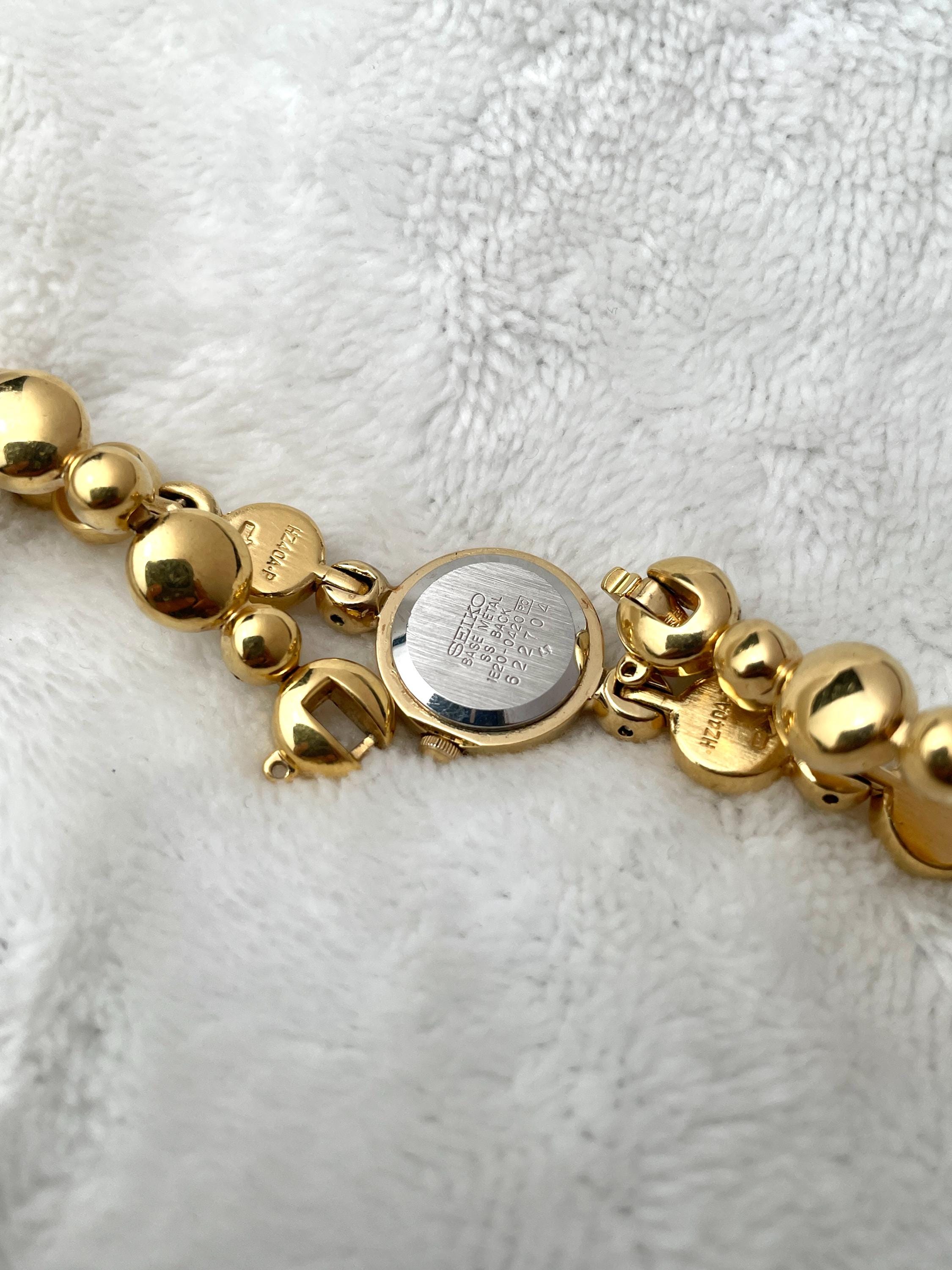Seiko Gold Dainty with Rubies