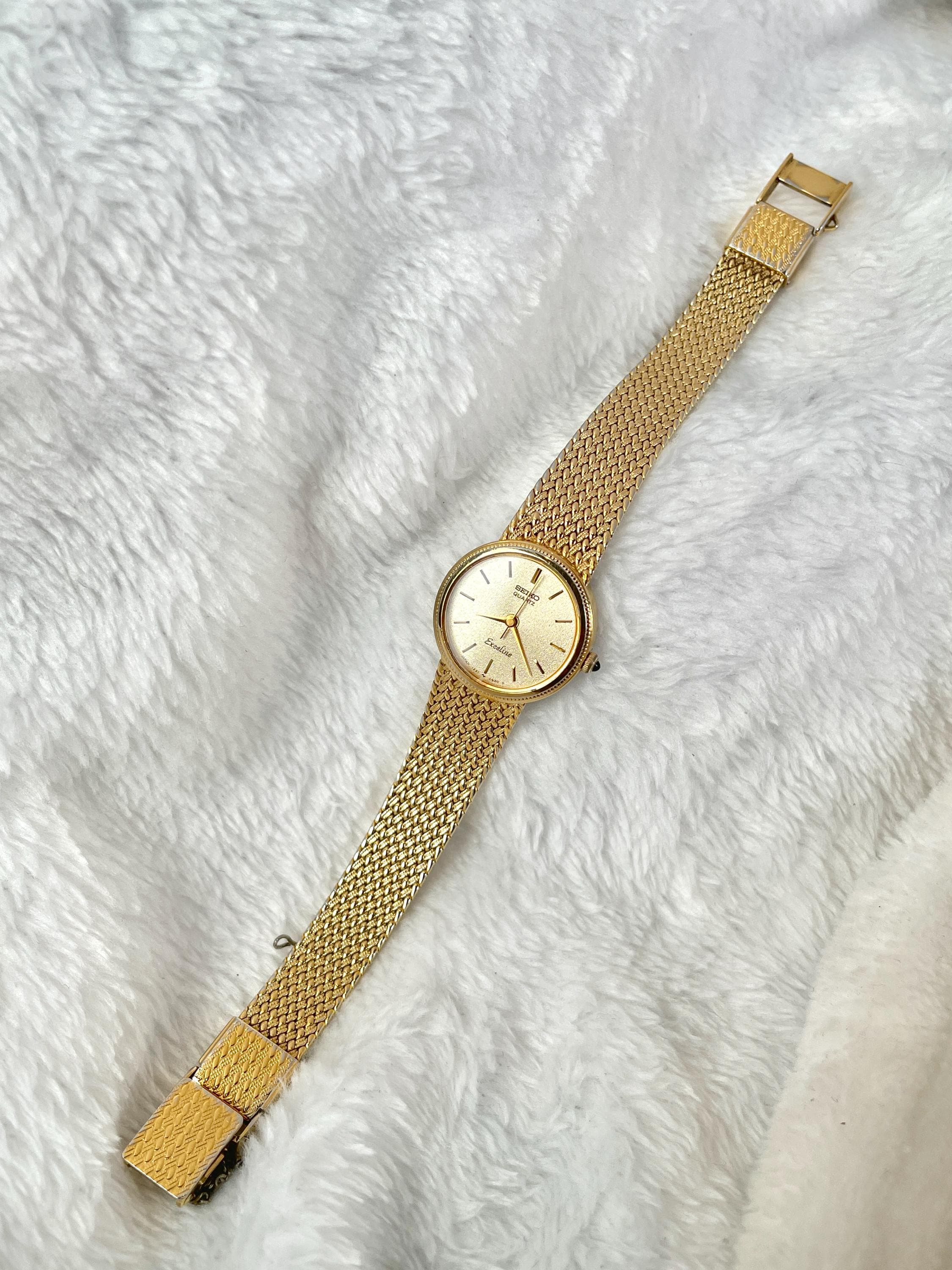 Seiko Exceline Gold Tone