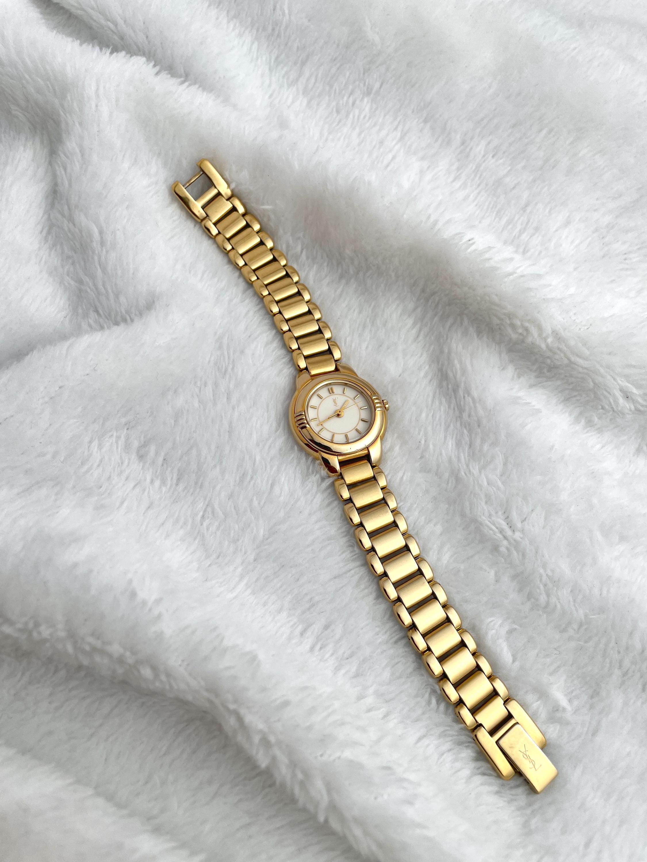 Saint Laurent Ysl Two-tone Watch