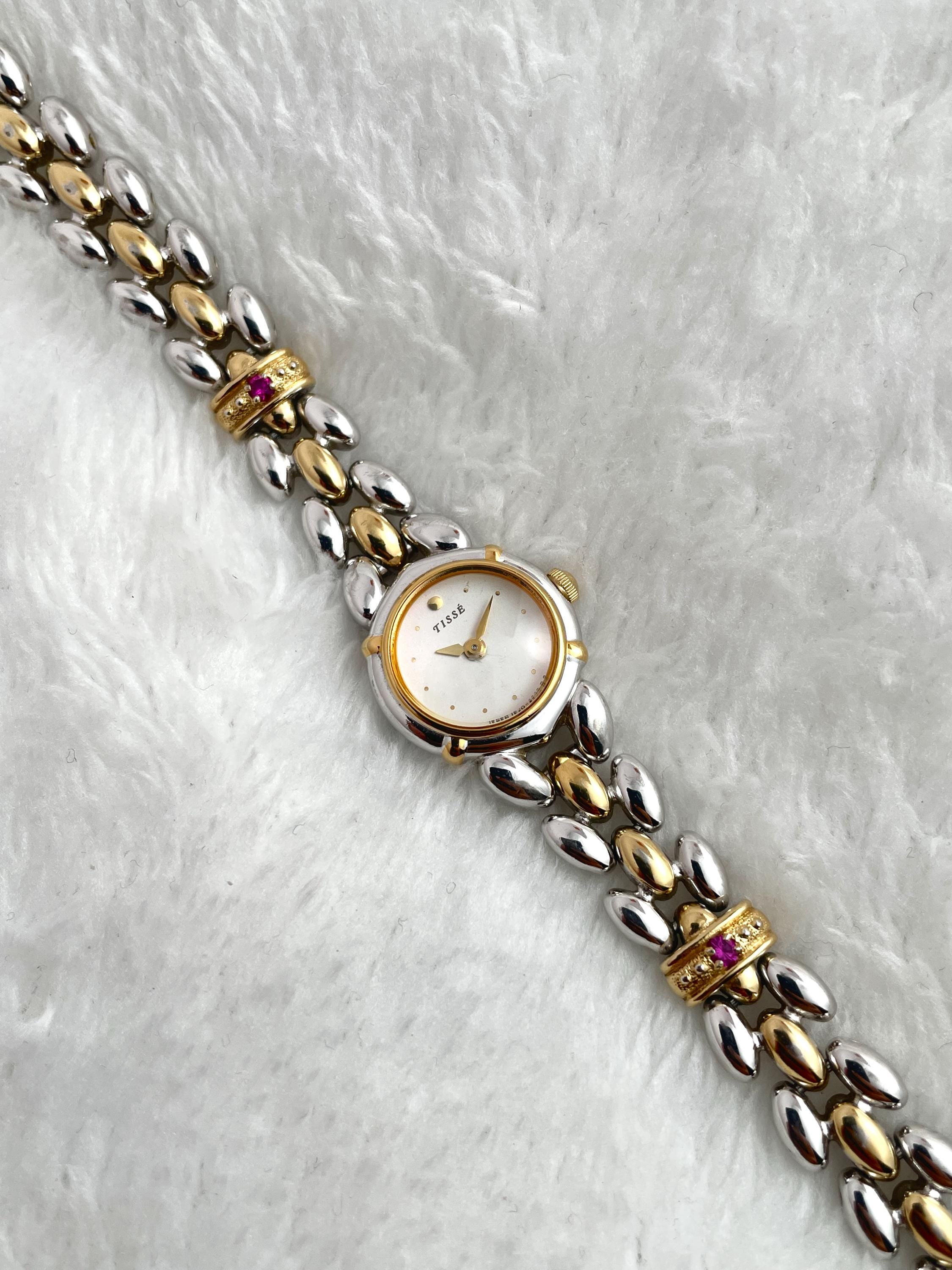 90's Seiko Tisse Rubies Two-tone