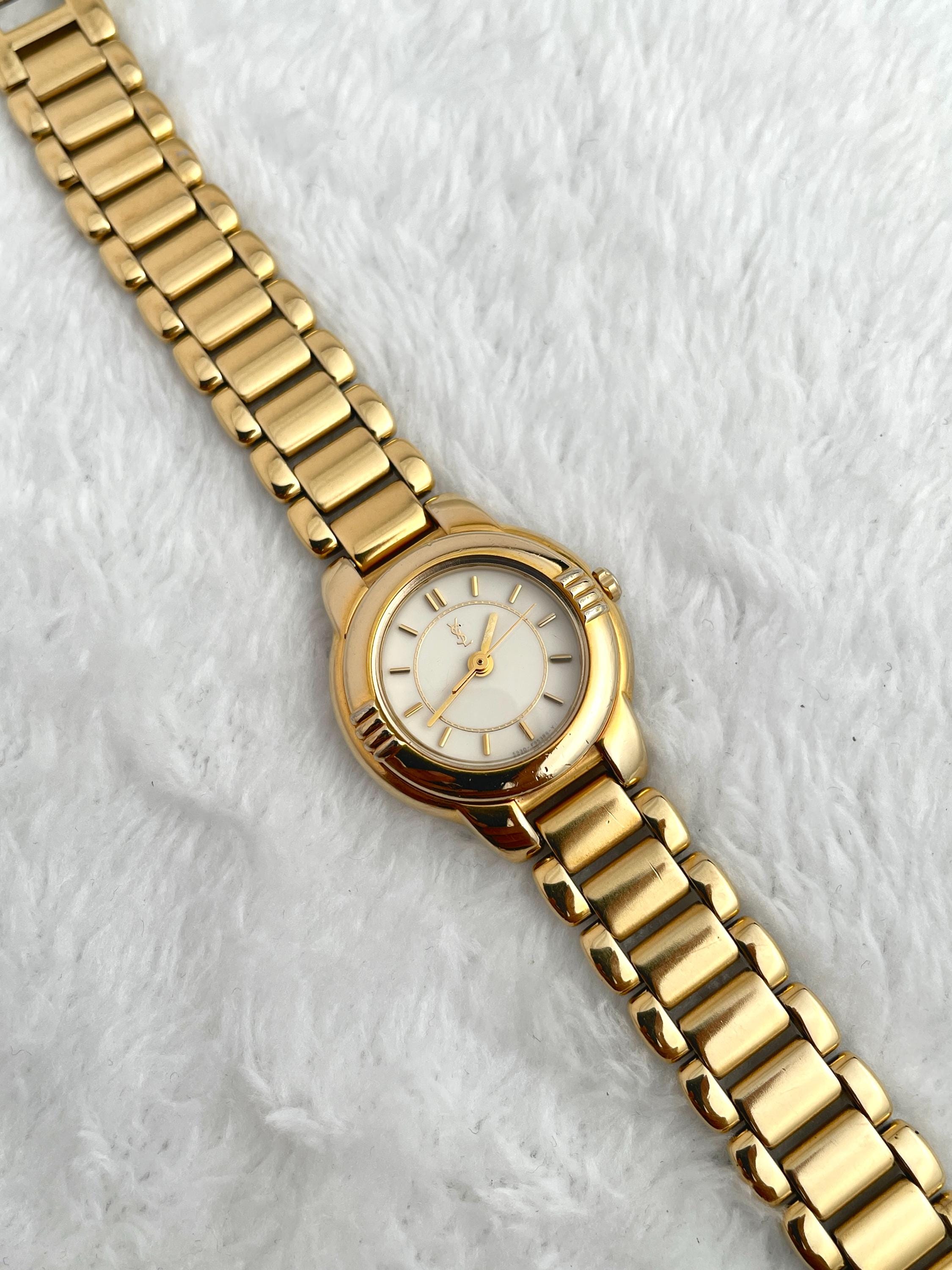 Saint Laurent Ysl Two-tone Watch