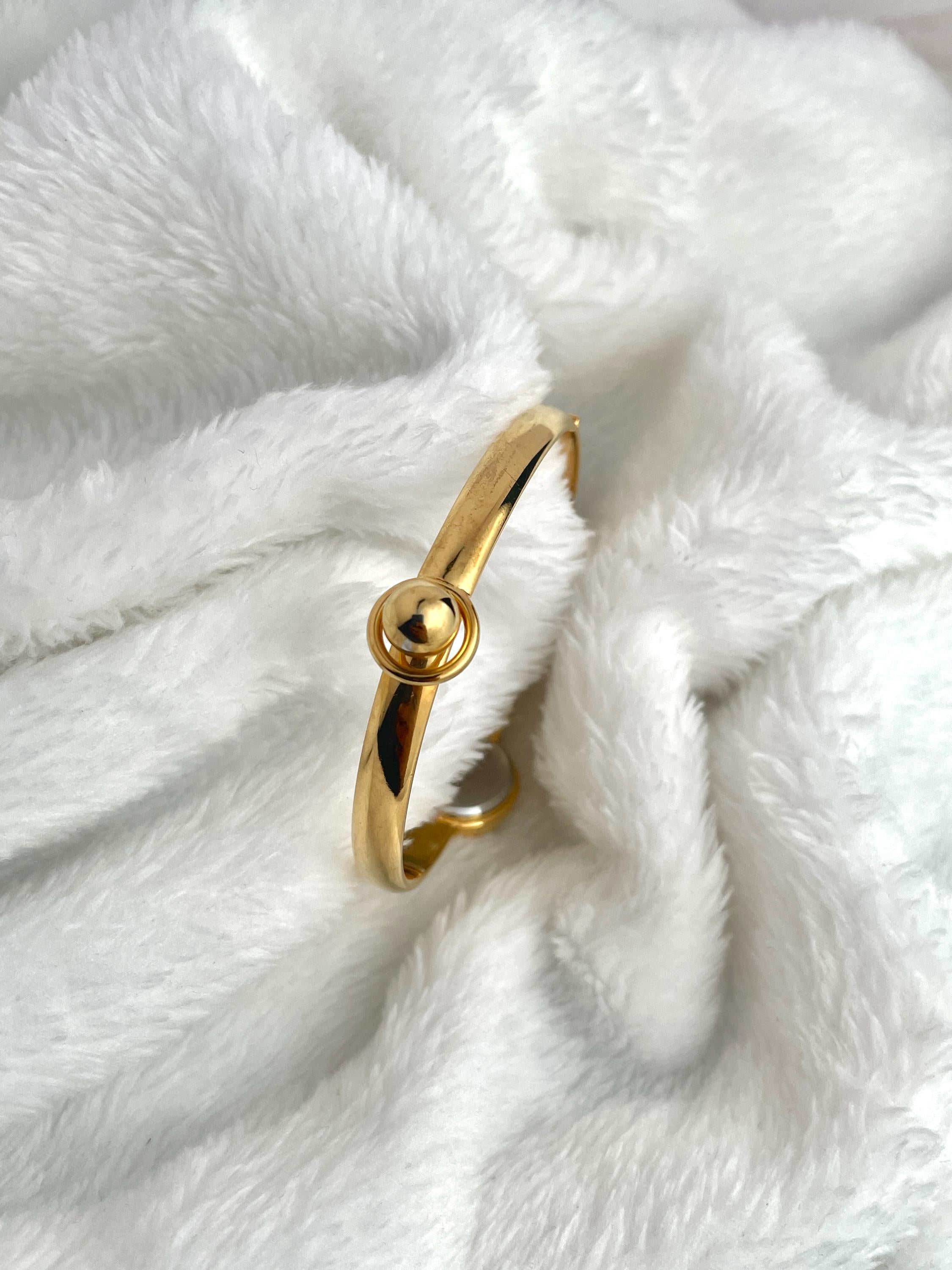 Seiko Bangle Roman Index Gold Tone