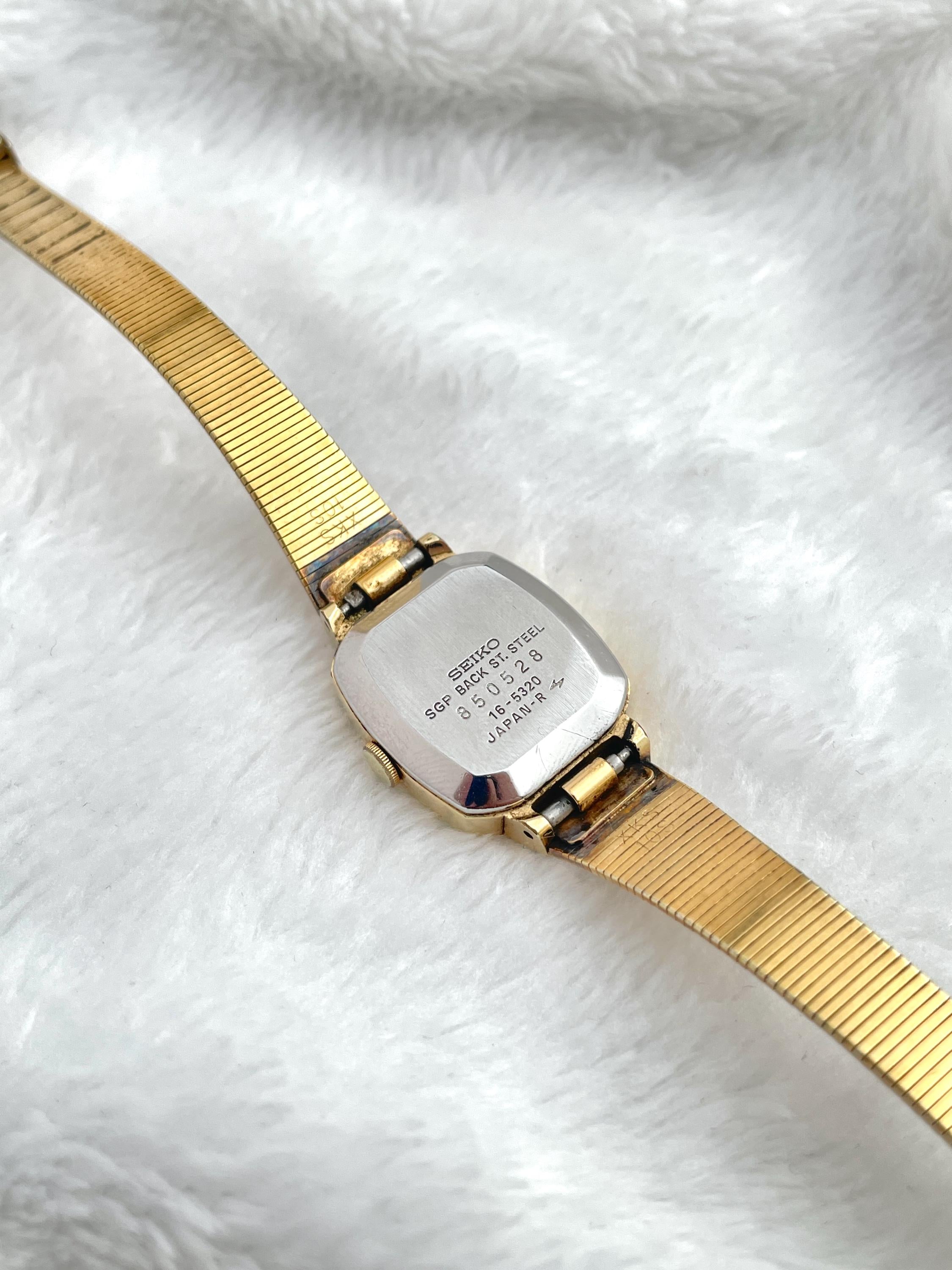 Seiko Gold Square