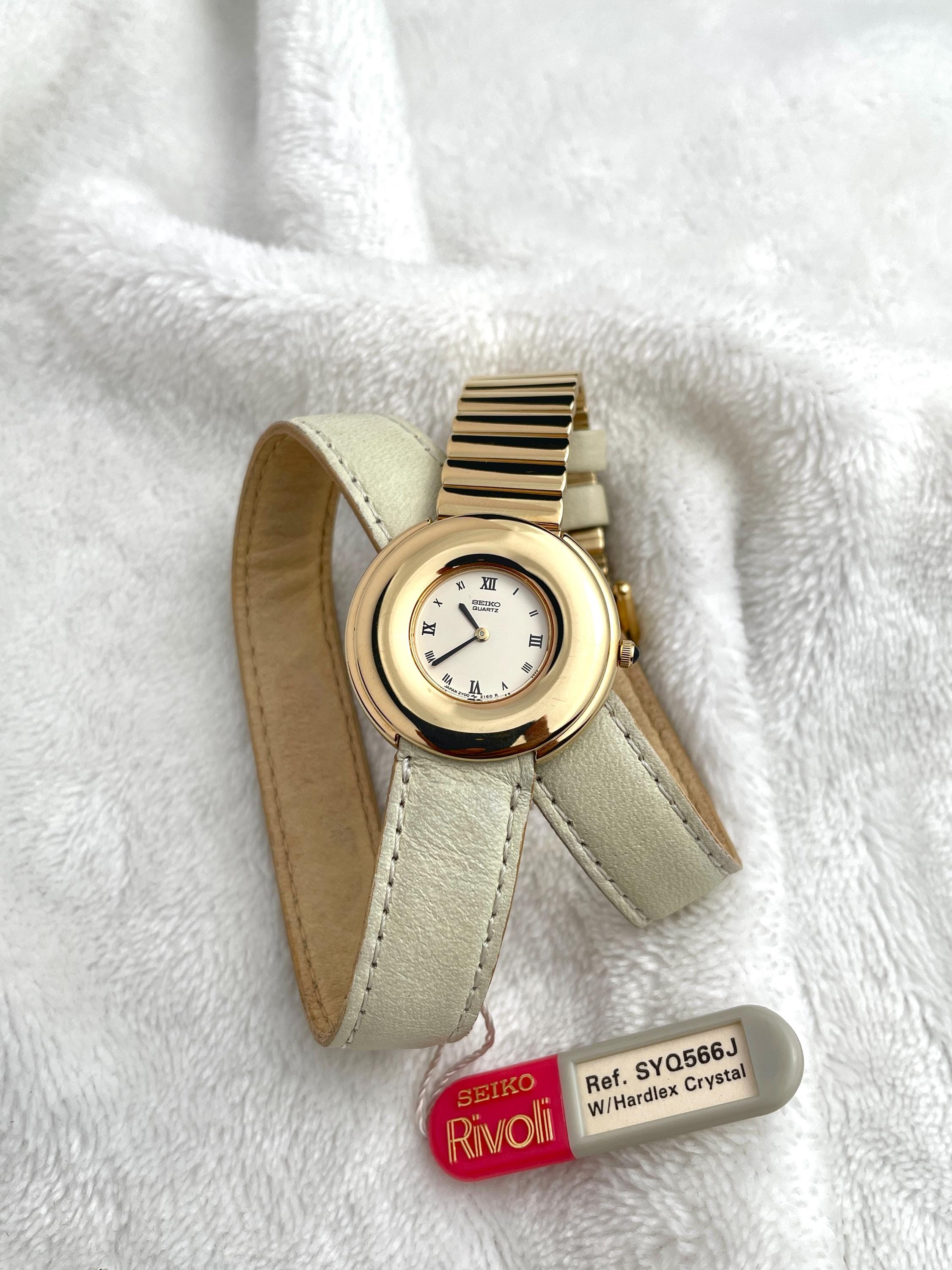 Seiko Rivoli Roman Index Leather Strap