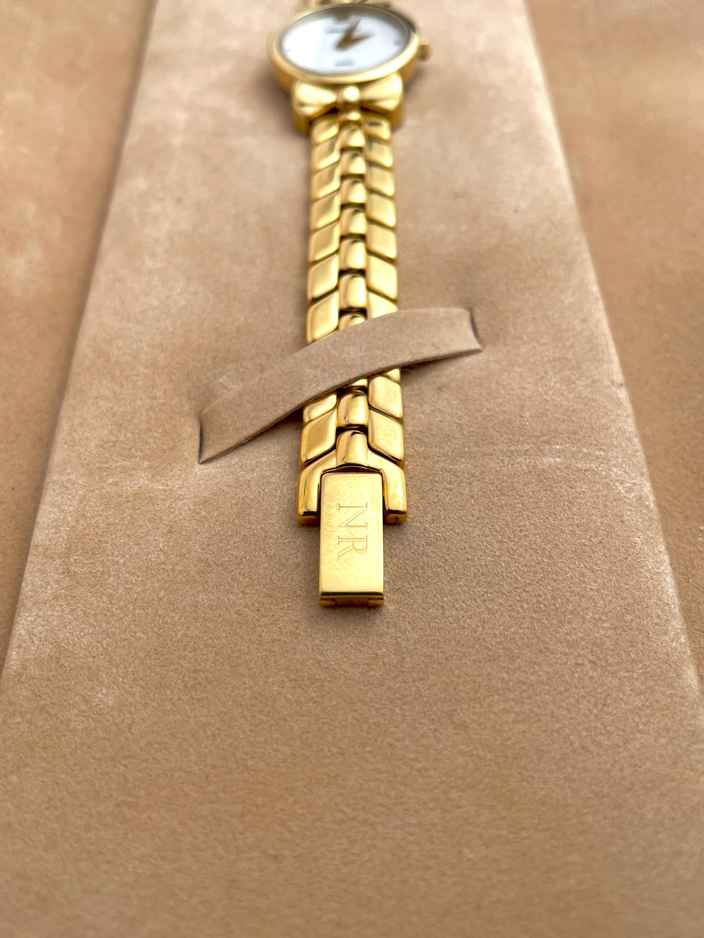 Nina Ricci D954 Gold Tone Ribbon
