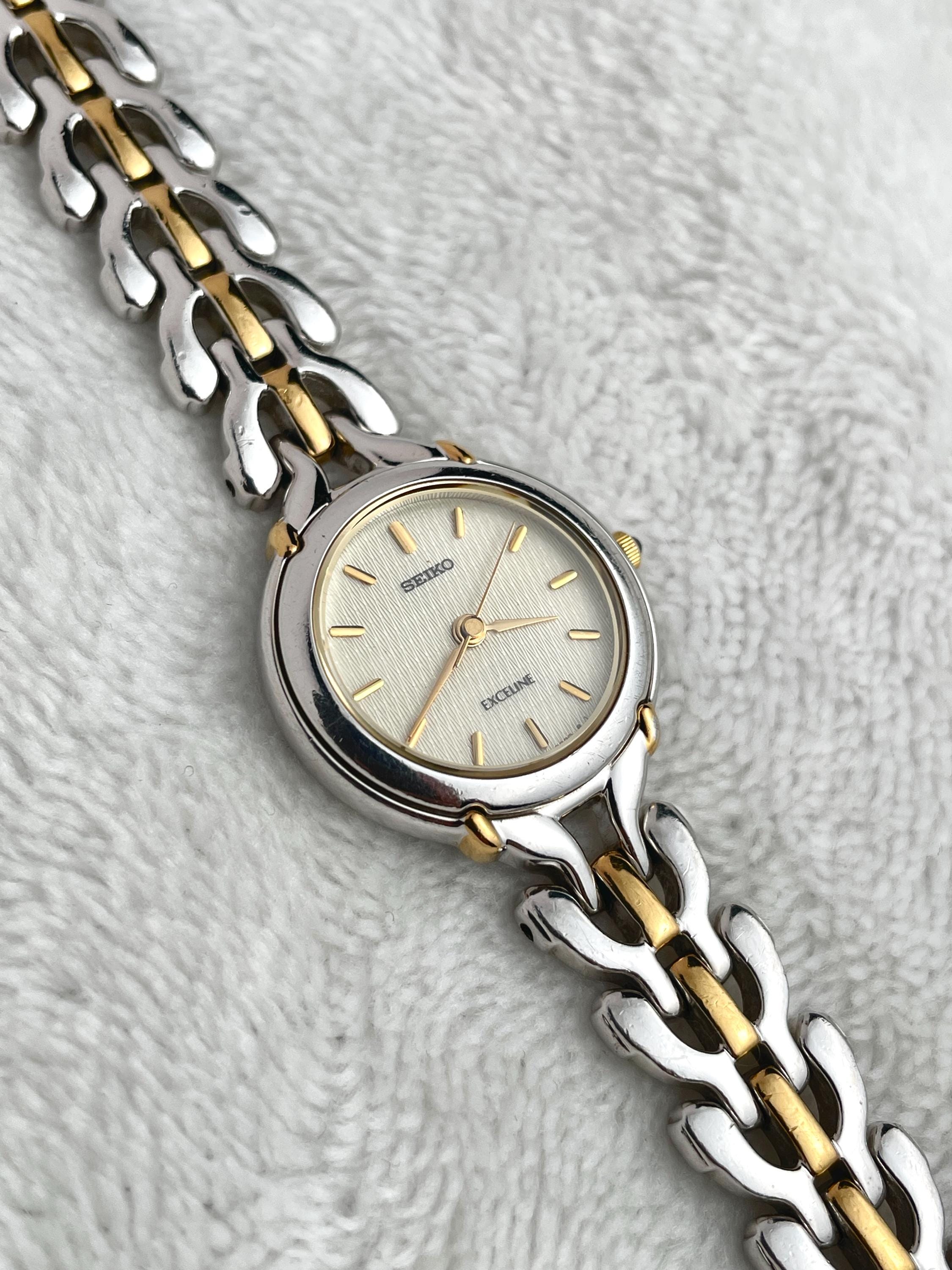 Seiko Exceline Two-Tone Textured Dial